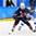 GANGNEUNG, SOUTH KOREA - FEBRUARY 19: USA's Kali Flanagan #6 battles for position with Finland's Annina Rajahuhta #11 during semifinal round action at the PyeongChang 2018 Olympic Winter Games. (Photo by Matt Zambonin/HHOF-IIHF Images)

